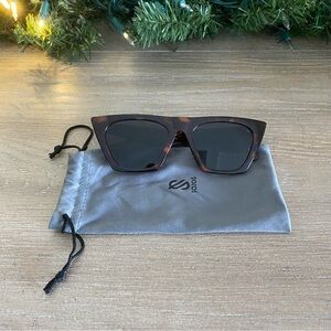 Sojos From Amazon Dark Brown Tortoise Cat Eye Polarized Sunglasses